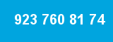 923 760 81 74 923 760 81 74